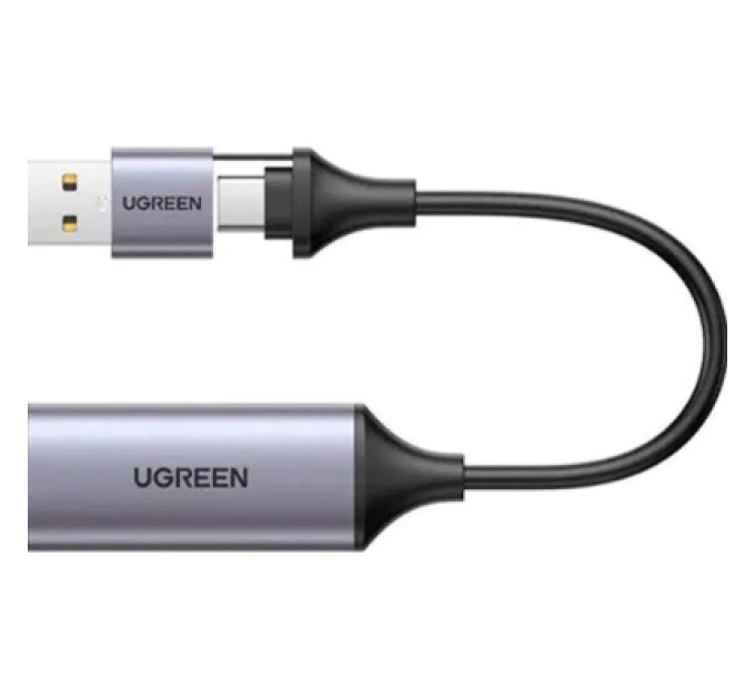 Ugreen Перехідник USB/USB-C to HDMI 4K/60Hz Ugreen (40189)