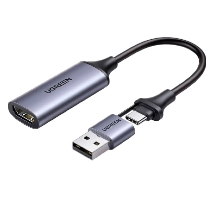 Ugreen Перехідник USB/USB-C to HDMI 4K/60Hz Ugreen (40189)