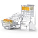 Ugreen Конектор RJ45 cat.6 UTP, NW120, 100 шт упаковка, Transparent Ugreen (60558)
