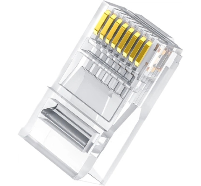 Ugreen Конектор RJ45 cat.6 UTP, NW120, 100 шт упаковка, Transparent Ugreen (60558)