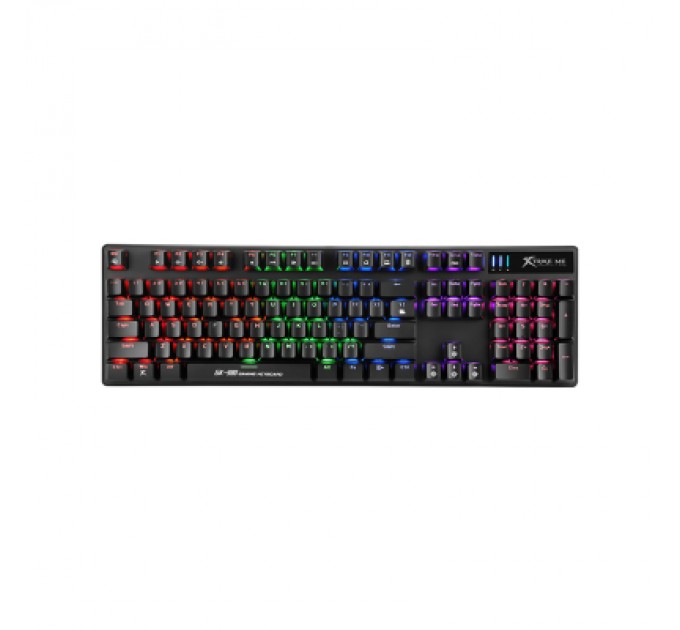 Клавіатура Xtrike ME GK-980 6 colors-LED Mechanical Red Switch USB Black (GK-980)