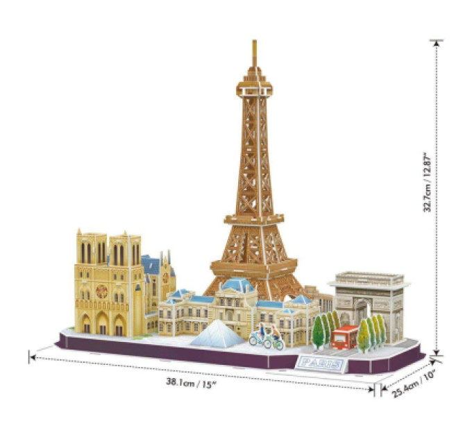 Cubic Fun Пазл Cubic Fun City line Paris (MC254h)