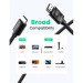 Ugreen Кабель мультимедійний HDMI to HDMI 1.0m V2.0 Cafule 4K HD119 Ugreen (30999)
