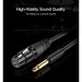 Ugreen Кабель мультимедійний 6.35mm M to XLR F 2.0m AV131 black Ugreen (20719)