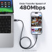 Ugreen Дата кабель USB-C to USB-C 1.0m PD 100W L509 black Ugreen (35501)
