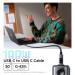 Ugreen Дата кабель USB-C to USB-C 1.0m PD 100W L509 black Ugreen (35501)
