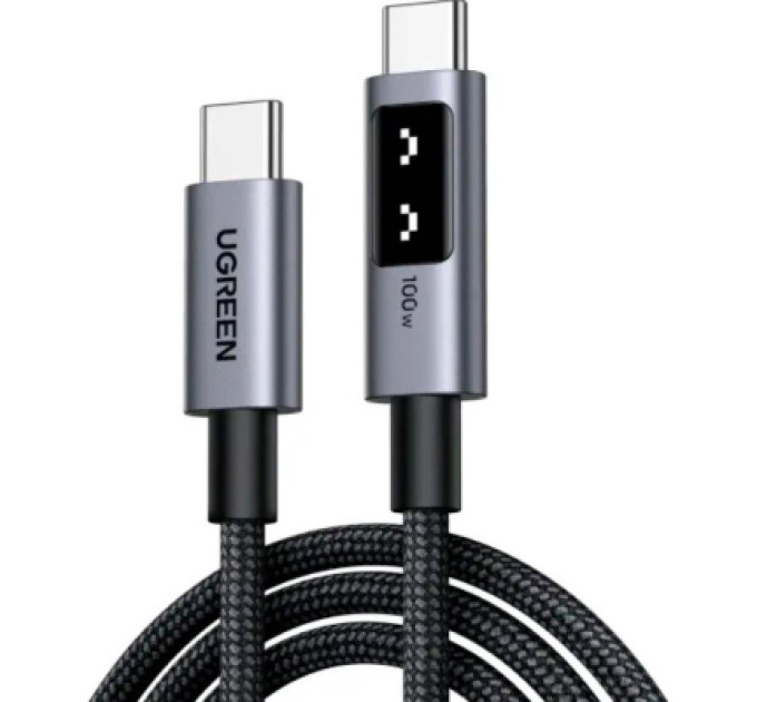 Ugreen Дата кабель USB-C to USB-C 1.0m PD 100W L509 black Ugreen (35501)