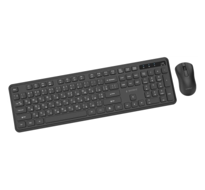 Gembird Комплект Gembird Slim Pro Business Wireless Black (KBS-WPS-01-CYRL)