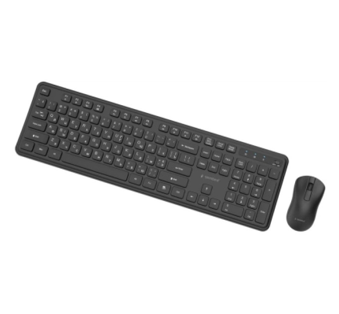 Gembird Комплект Gembird Slim Pro Business Wireless Black (KBS-WPS-01-CYRL)