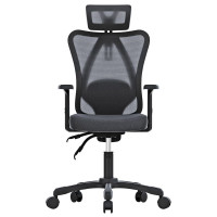 Крісло офісне Maxxter Onyx, cітка, чорне