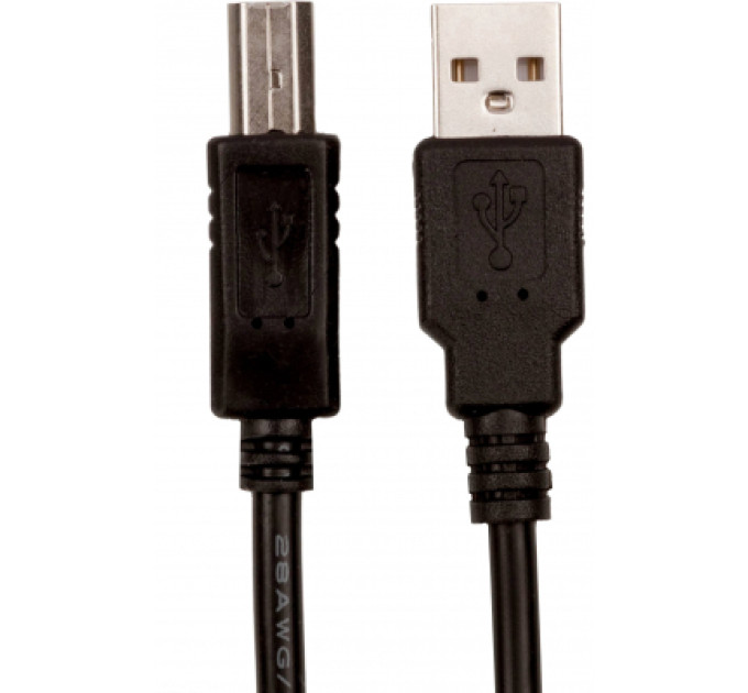 Кабель для принтера USB 2.0 AM/BM 1.5m black ProfCable (ProfCable12-150)