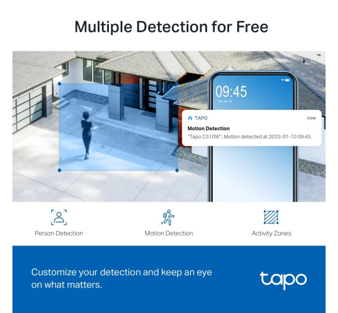 TP-Link Розумна вулична поворотна камера, Tapo C510W TP-LINK