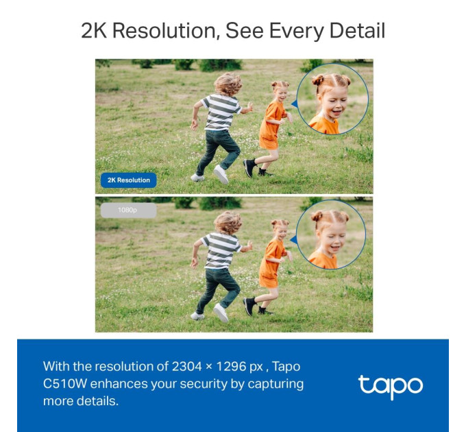 TP-Link Розумна вулична поворотна камера, Tapo C510W TP-LINK