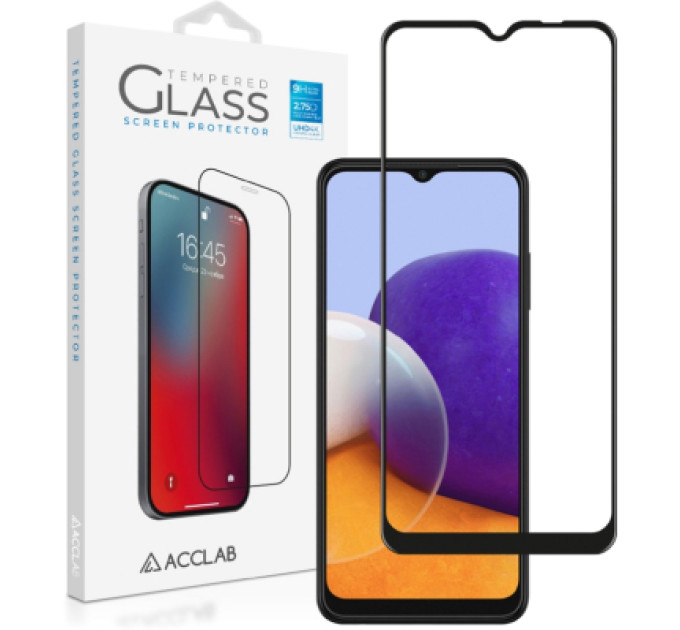 ACCLAB Скло захисне ACCLAB Full Glue Samsung A22 (1283126512551)