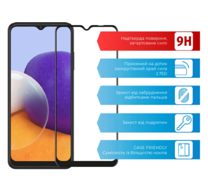 ACCLAB Скло захисне ACCLAB Full Glue Samsung A22 (1283126512551)