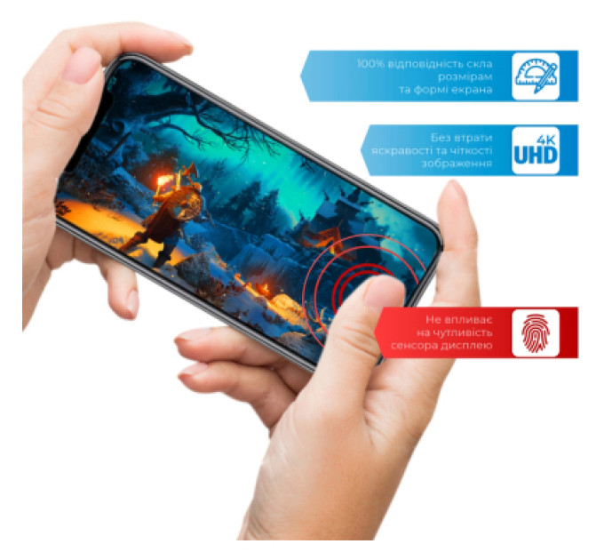 ACCLAB Скло захисне ACCLAB Full Glue Samsung A22 (1283126512551)