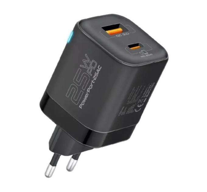 Promate Зарядний пристрій Promate powerport-25ac.black