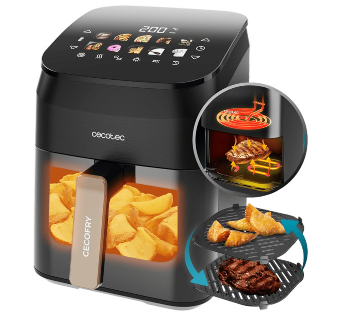 Cecotec Мультипіч Cecotec Cecofry&Grill Smokin 4500 (A01_EU01_101134)