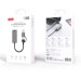 XO Адаптер USB-C + USB A to RJ45 Ethernet XO (HUB018.black)