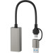XO Адаптер USB-C + USB A to RJ45 Ethernet XO (HUB018.black)