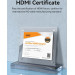 Vention Кабель мультимедійний HDMI M to HDMI M 8.0m V2.0 4K60Hz aluminum alloy blue Vention (ALHSK)