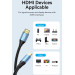 Vention Кабель мультимедійний HDMI M to HDMI M 8.0m V2.0 4K60Hz aluminum alloy blue Vention (ALHSK)