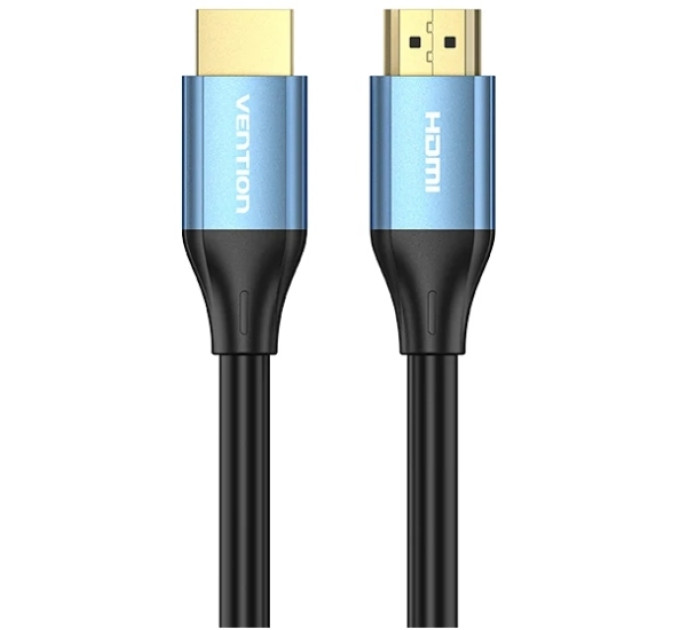 Vention Кабель мультимедійний HDMI M to HDMI M 8.0m V2.0 4K60Hz aluminum alloy blue Vention (ALHSK)