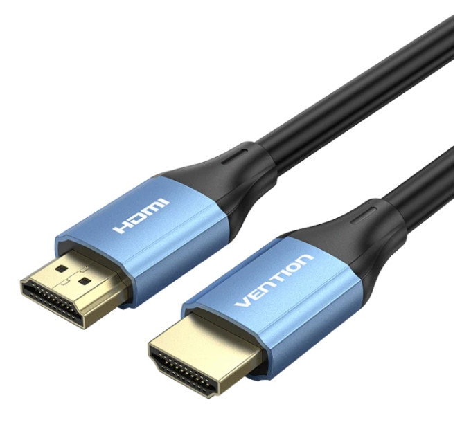 Vention Кабель мультимедійний HDMI M to HDMI M 8.0m V2.0 4K60Hz aluminum alloy blue Vention (ALHSK)