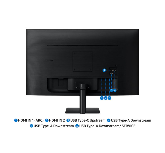 Монітор  Samsung Smart M70F Monitor Black (LS32FM702UZXUA)
