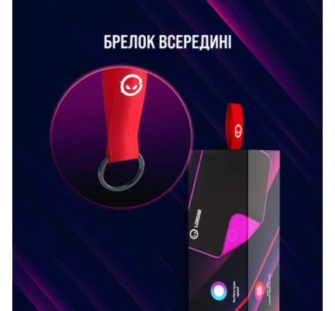 Lorgar Килимок для мишки Lorgar Main 315 Black/Purple (LRG-GMP315)