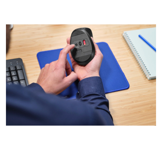 Trust Мишка Trust Bayo + Ergonomic Wireless/Bluetooth Black (25146)
