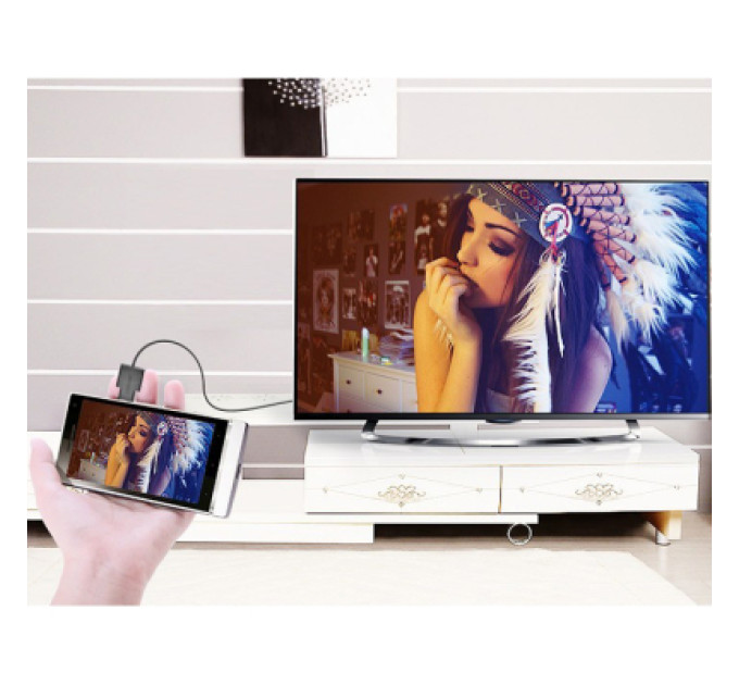 Ugreen Перехідник Micro HDMI M to HDMI F black Ugreen (20106)