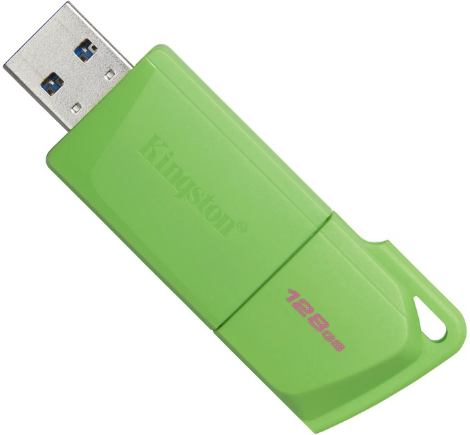 USB флеш накопичувач  Kingston 128GB DataTraveler Exodia M Green USB 3.2 (KC-U2L128-7LG)