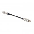PowerPlant Перехідник Lightning to Jack 3.5 mm, 0.1 m PowerPlant (CA910366)