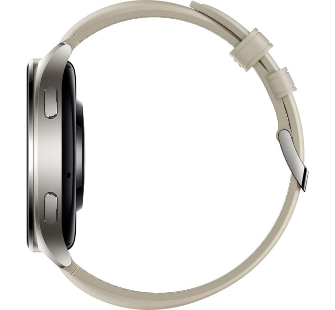 Xiaomi Смарт-годинник Xiaomi Watch 2 Titan Gray Case with White Leather Strap (BHR9306GL)
