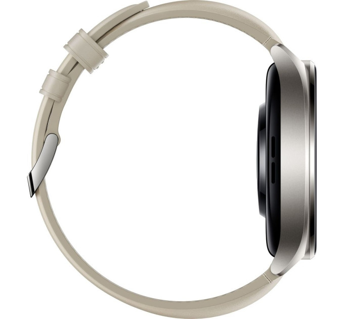 Xiaomi Смарт-годинник Xiaomi Watch 2 Titan Gray Case with White Leather Strap (BHR9306GL)