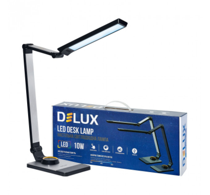 Настільна лампа Delux TF-520 10 Вт LED 3000K-4000K-6000K (90021196 90018130)