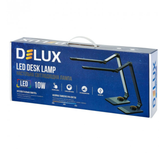 Настільна лампа Delux TF-520 10 Вт LED 3000K-4000K-6000K (90021196 90018130)