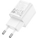 HOCO Зарядний пристрій HOCO C147A Charm 1xUSB-C PD20W + 1xUSB QC3.0 White (6942007630276)