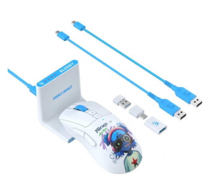 A4Tech Мишка A4Tech Bloody R73 Ultra Duo Wireless Nyx Mirage (4711421002363)