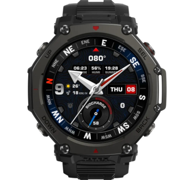 Amazfit Смарт-годинник Amazfit T-Rex 3 Pro 48mm W2444OV1N Tactical Black (1170956)