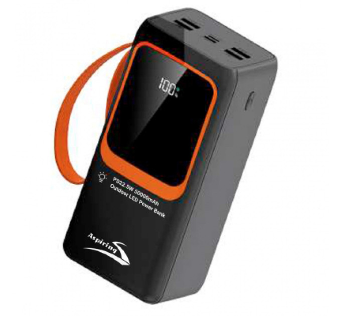 Aspiring Батарея універсальна Aspiring Light 50 50000mAh PD/22.5W (PB-L50)