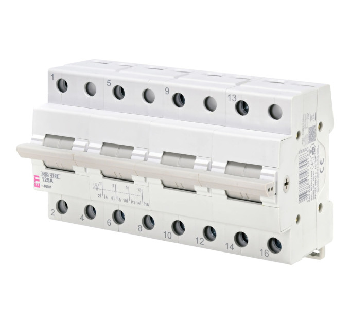 ETI Перемикач трипозиційний ETI SSQ 4125 "1-0-2", 4p 125A (2421449)