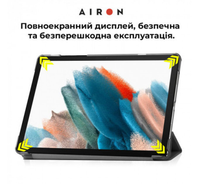 Чохол до планшета AirOn Premium Samsung Galaxy Tab A9 8.7'' 2023 + Film (4822352781103)