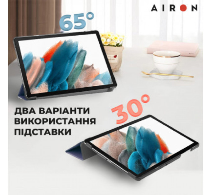 Чохол до планшета AirOn Premium Samsung Galaxy Tab A9 8.7'' 2023 + Film (4822352781103)