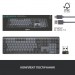 Logitech Клавіатура Logitech MX Mechanical Wireless Illuminated Performance Graphite (920-010757)