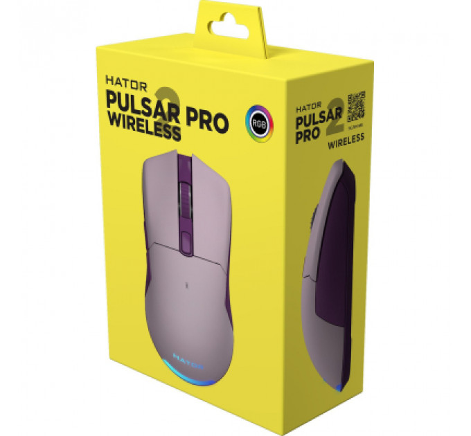 Мишка Hator Pulsar 2 PRO Wireless Lilac (HTM-534)