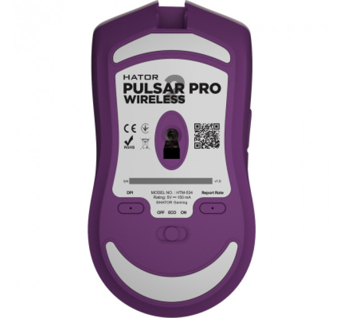 Мишка Hator Pulsar 2 PRO Wireless Lilac (HTM-534)