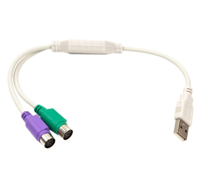 PowerPlant Перехідник USB to 2хPS/2, 0.3m PowerPlant (CA913183)