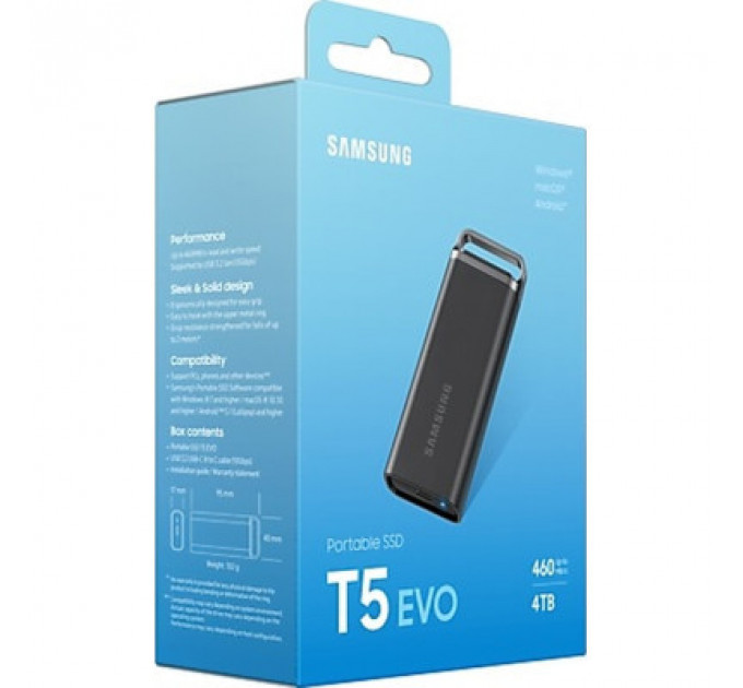 Накопичувач SSD USB 3.2 4TB T5 Shield Samsung (MU-PH4T0S/EU)